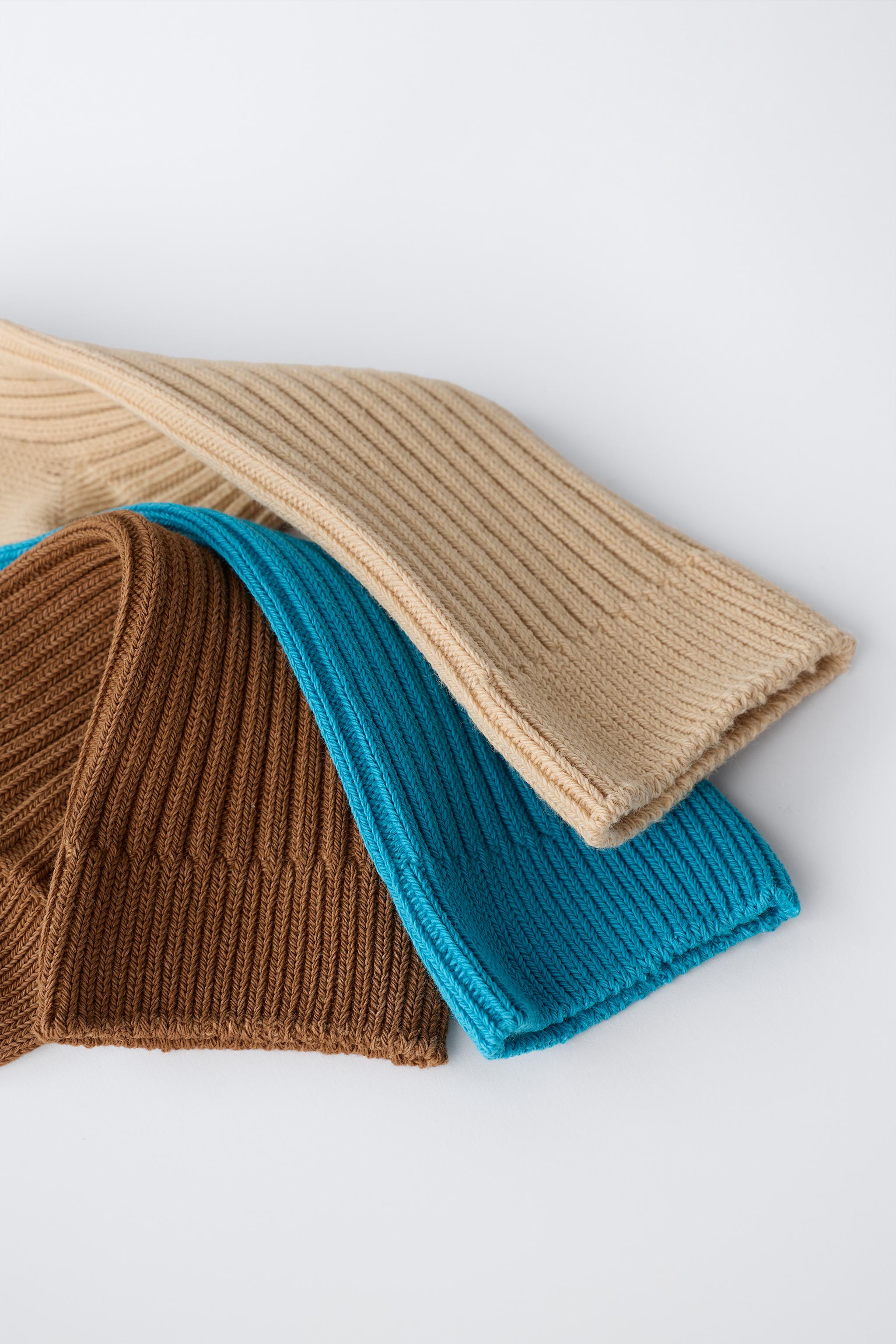 STORIESZ - LOT DE TROIS CHAUSSETTES HAUTES CÔTELÉES EN COTON